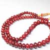 Top Quality Natural Finest Africa Red Ruby Faceted Roundel Beads Strand Length is 18 Inches & Sizes from 5mm to 11.5mm approx. 